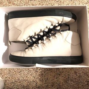 Size 13 Balenciaga Arenas. Gray and Dark Blue